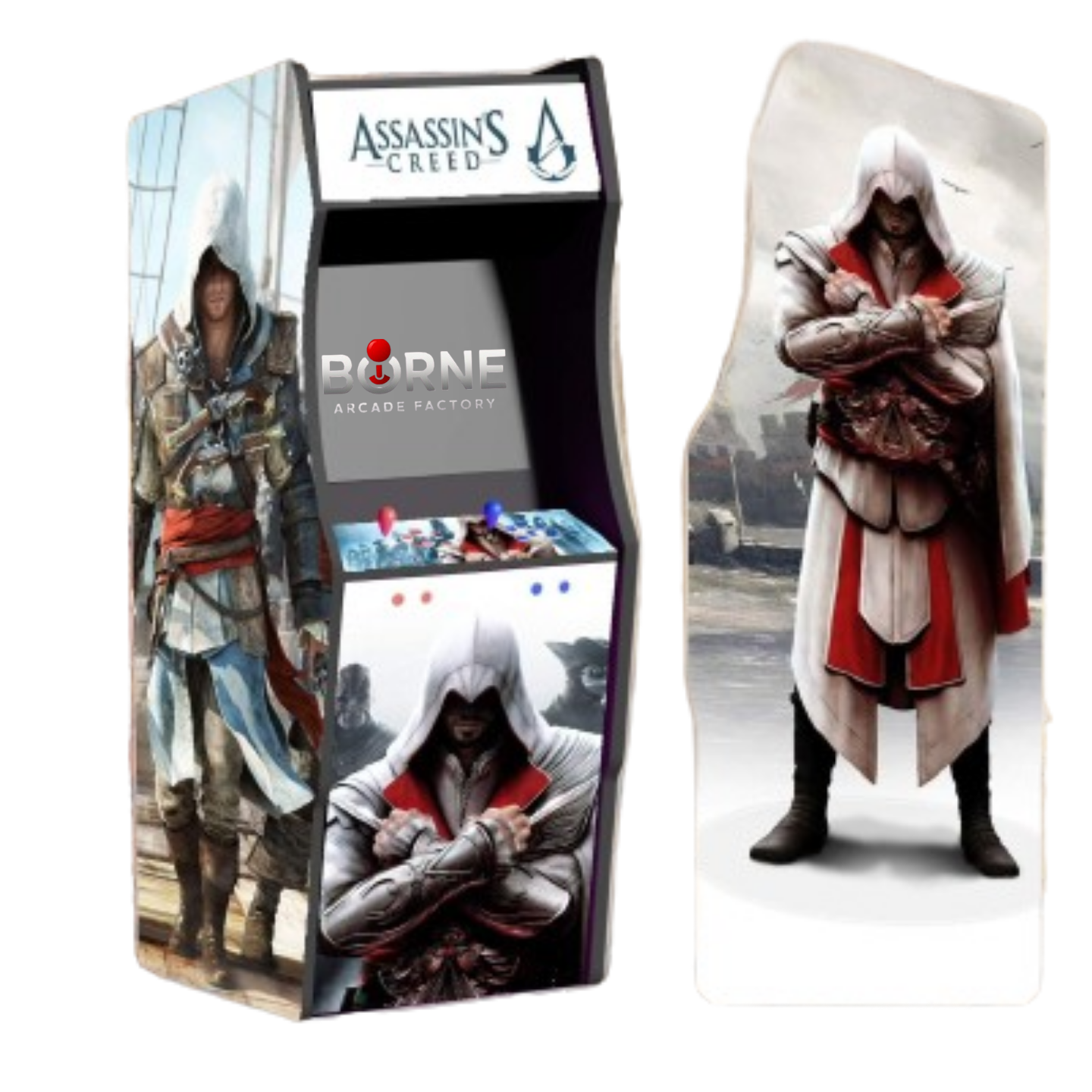 Borne Arcade Assassin's Creed Edition – 10 000 Jeux Rétro Inclus