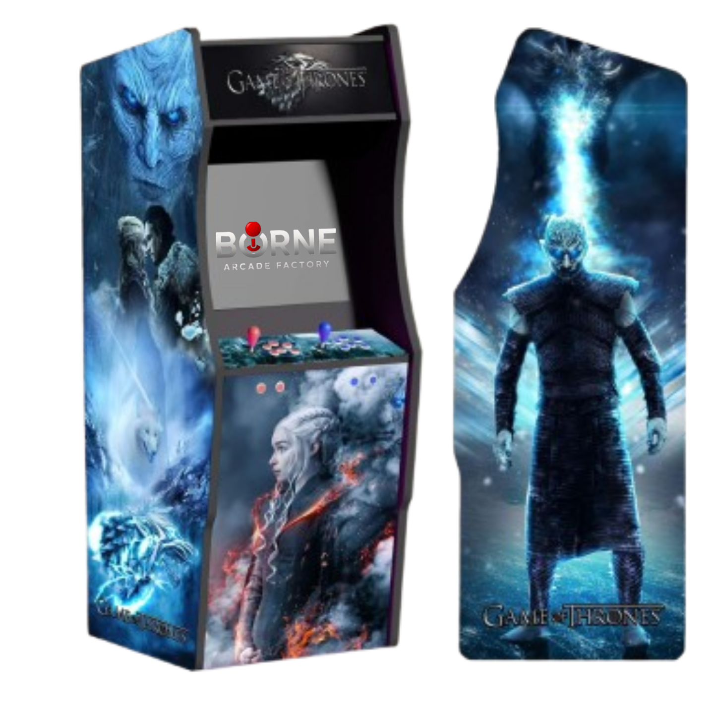 Borne Arcade Game Of Thrones Night Édition – 10 000 Jeux Rétro Inclus