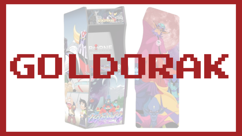 Borne Arcade - Thème GOLDORAK