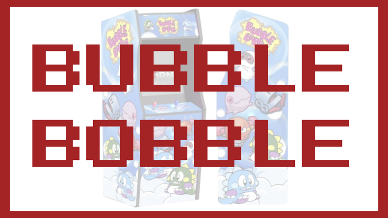 Borne Arcade - Thème BUBBLE BOBBLE