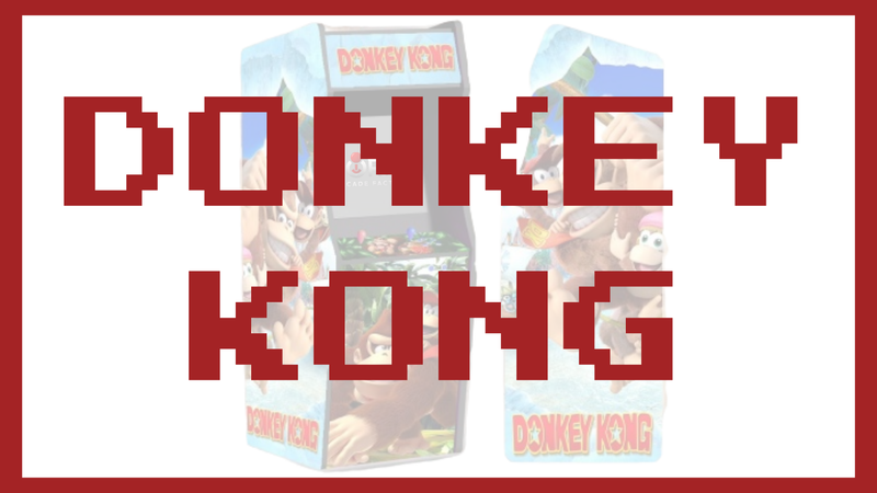 Borne Arcade - Thème DONKEY KONG