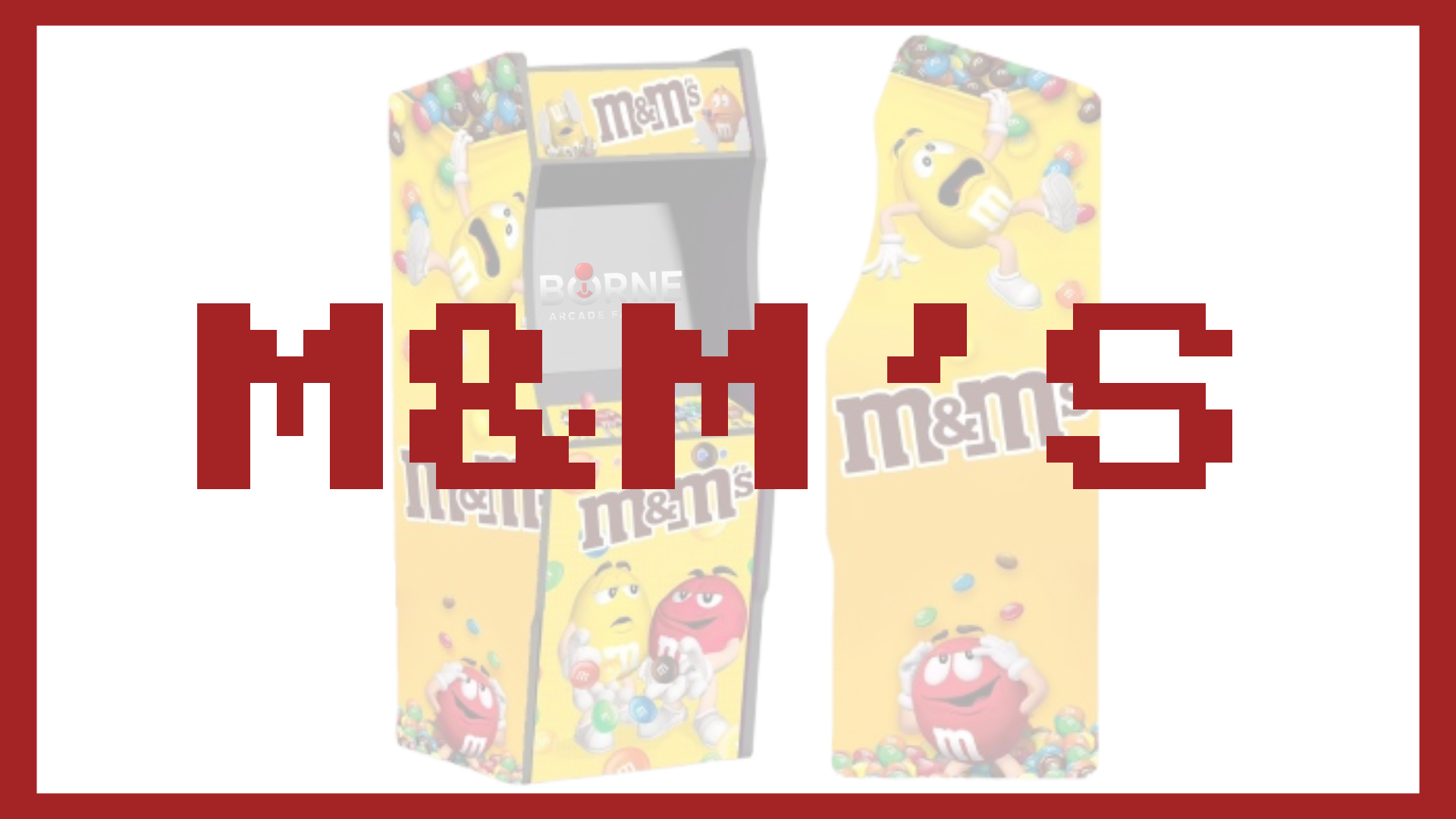 Borne Arcade - Thème M&M