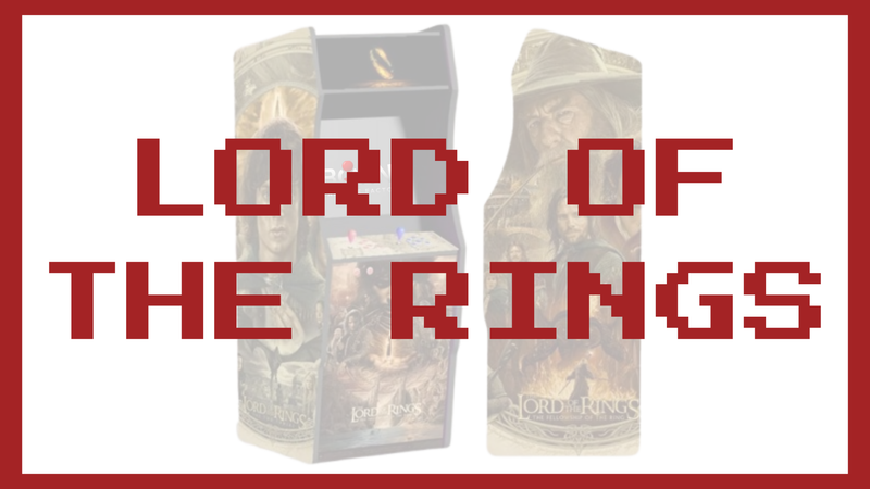 Borne Arcade - Thème LORD OF THE RINGS