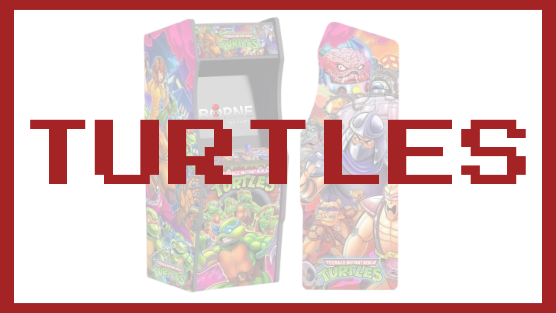 Borne Arcade - Thème TURTLES