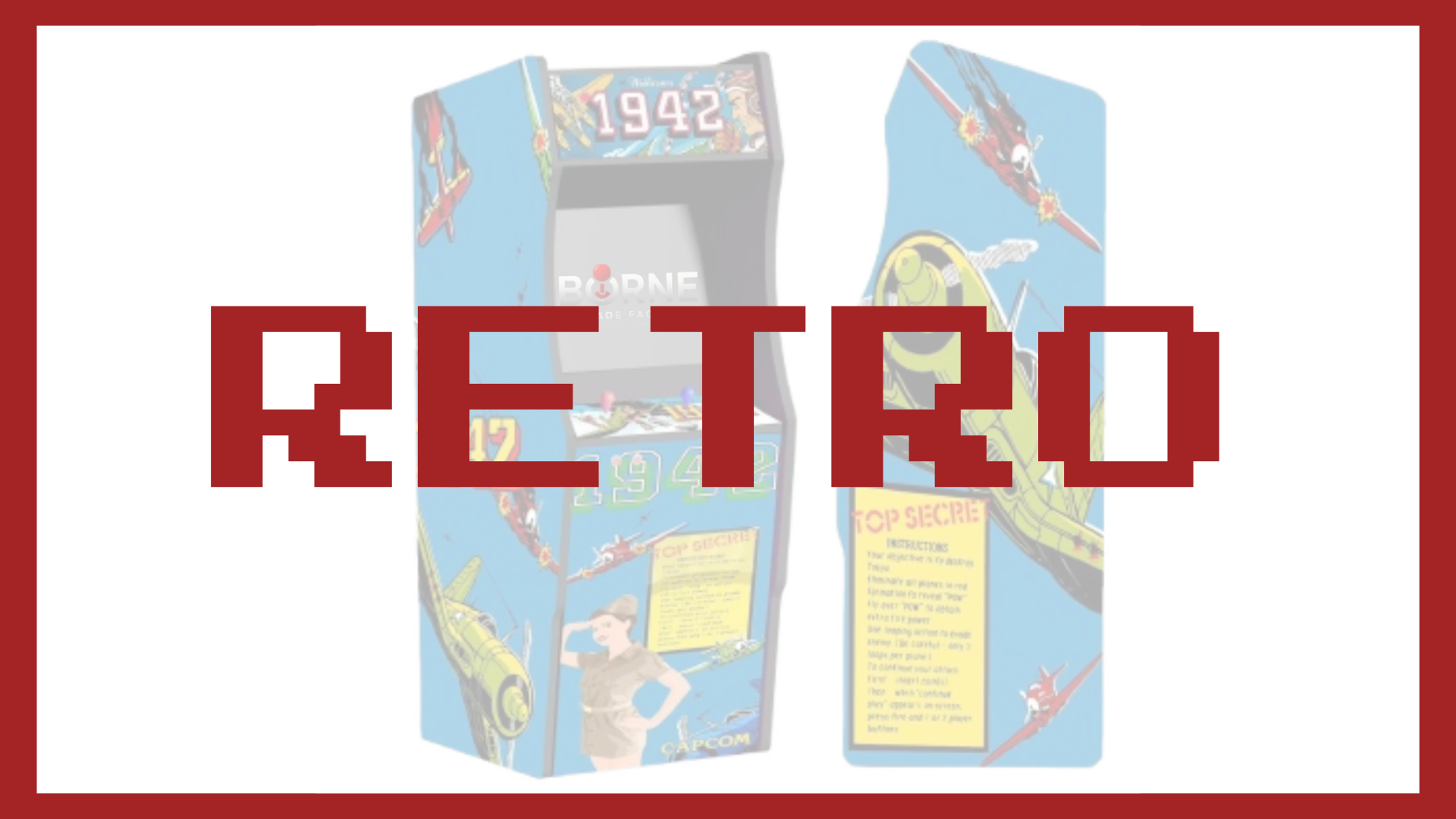 Borne Arcade - Thème RETRO