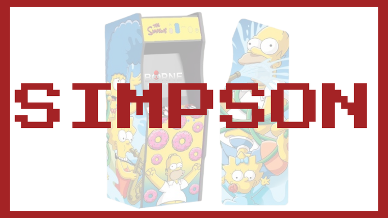 Borne Arcade - Thème SIMPSON