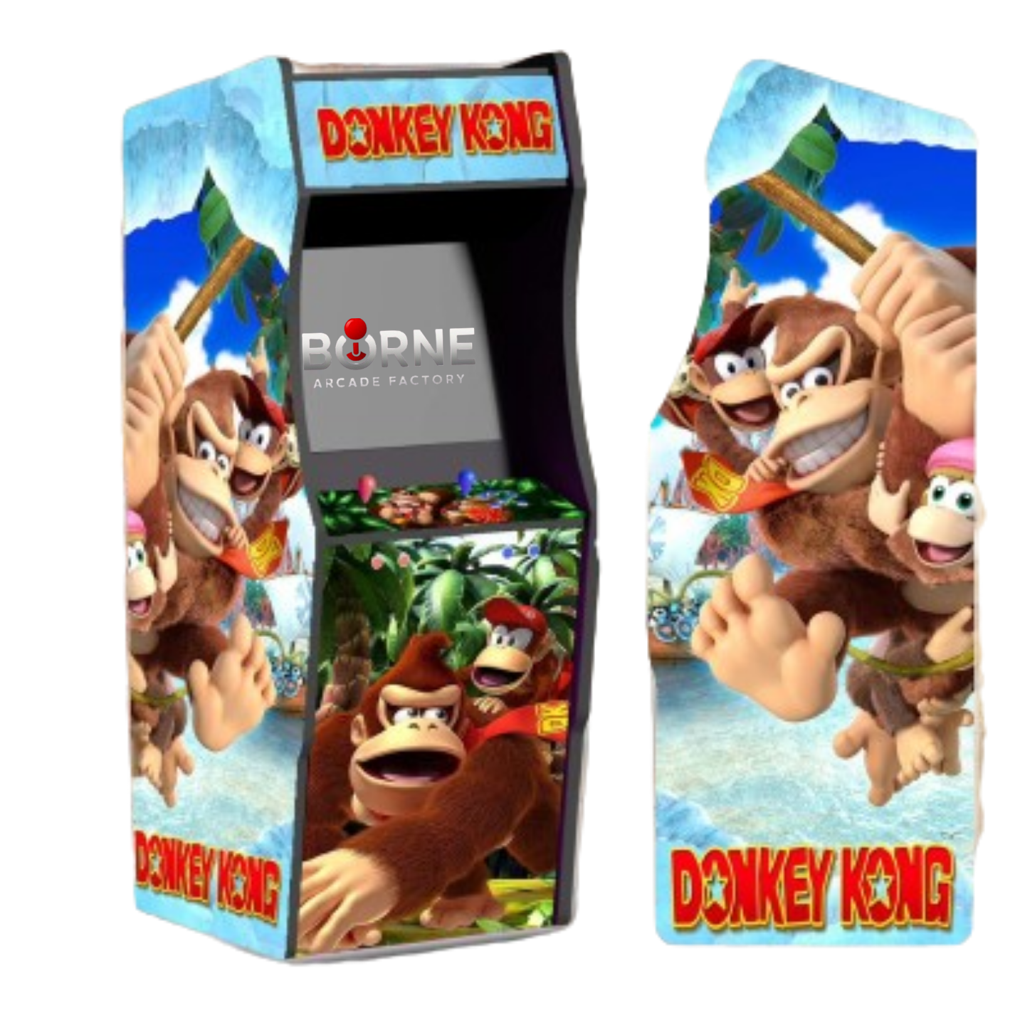 Borne Arcade Donkey Kong Family Edition – 10 000 Jeux Rétro Inclus