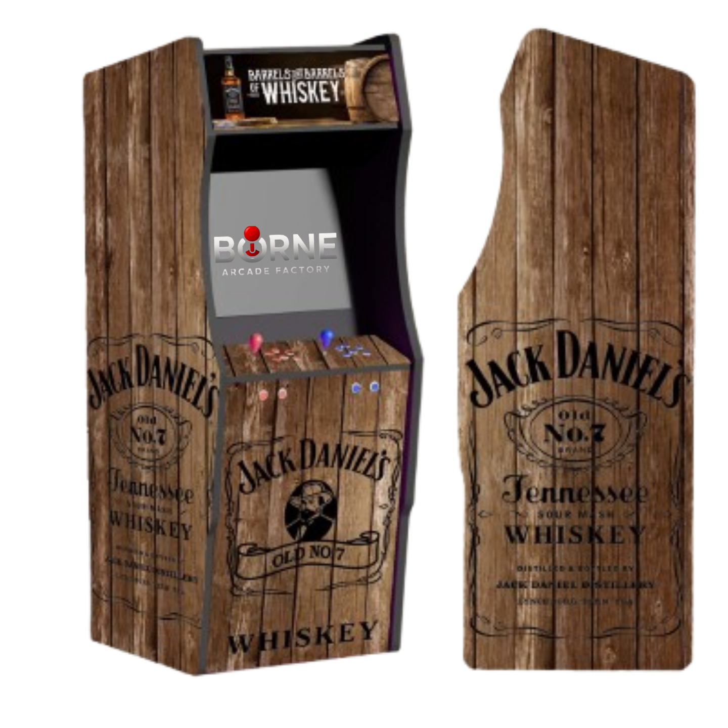 Borne Arcade Jack Daniel's V4 Édition – 10 000 Jeux Rétro Inclus