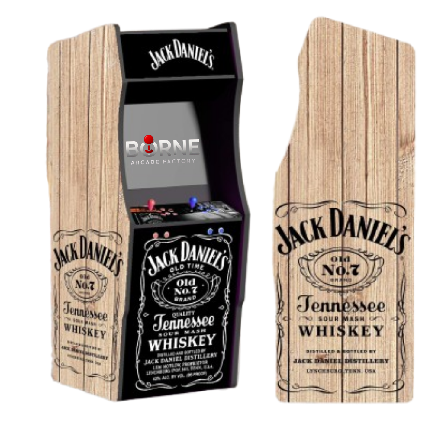 Borne Arcade Jack Daniel's V5 Édition – 10 000 Jeux Rétro Inclus