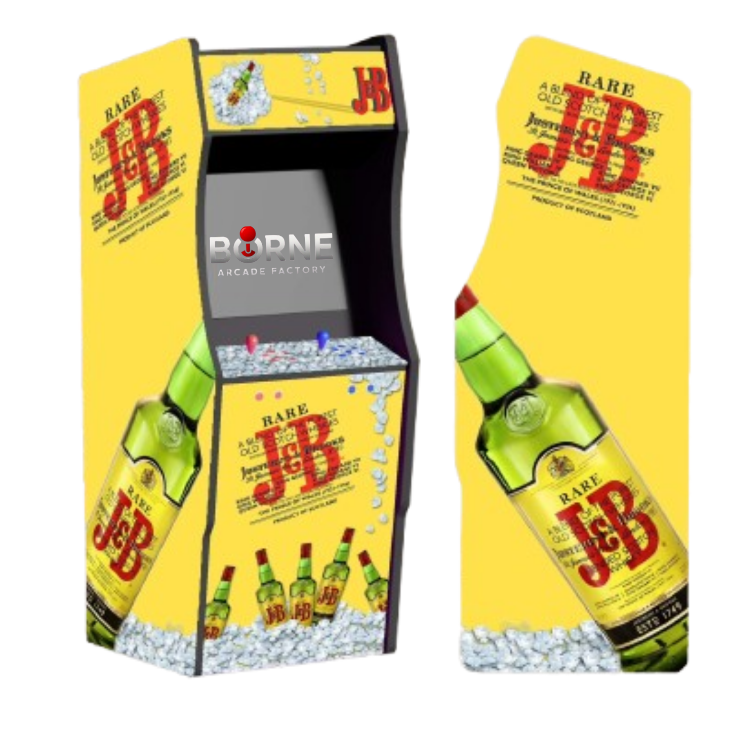 Borne Arcade J&B Édition – 10 000 Jeux Rétro Inclus