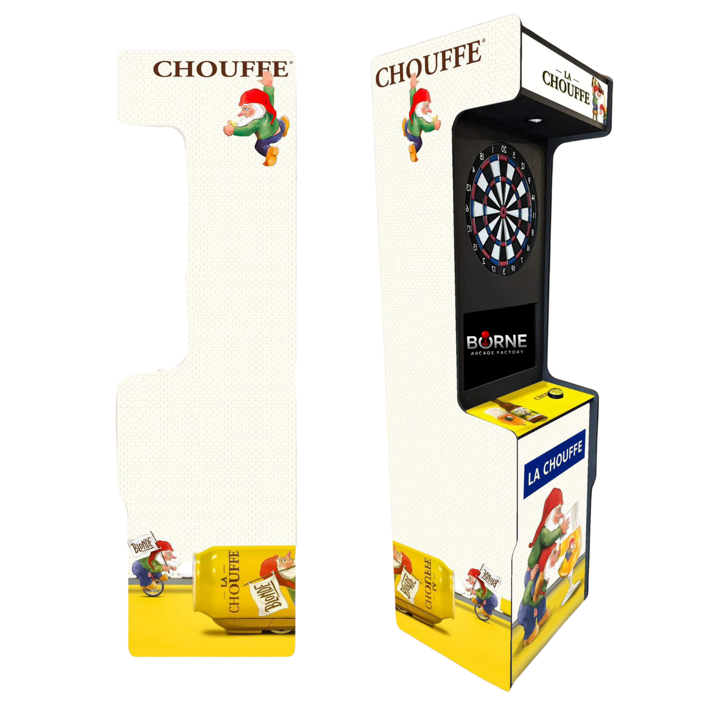 Borne Jeux Fléchettes Electronique Chouffe