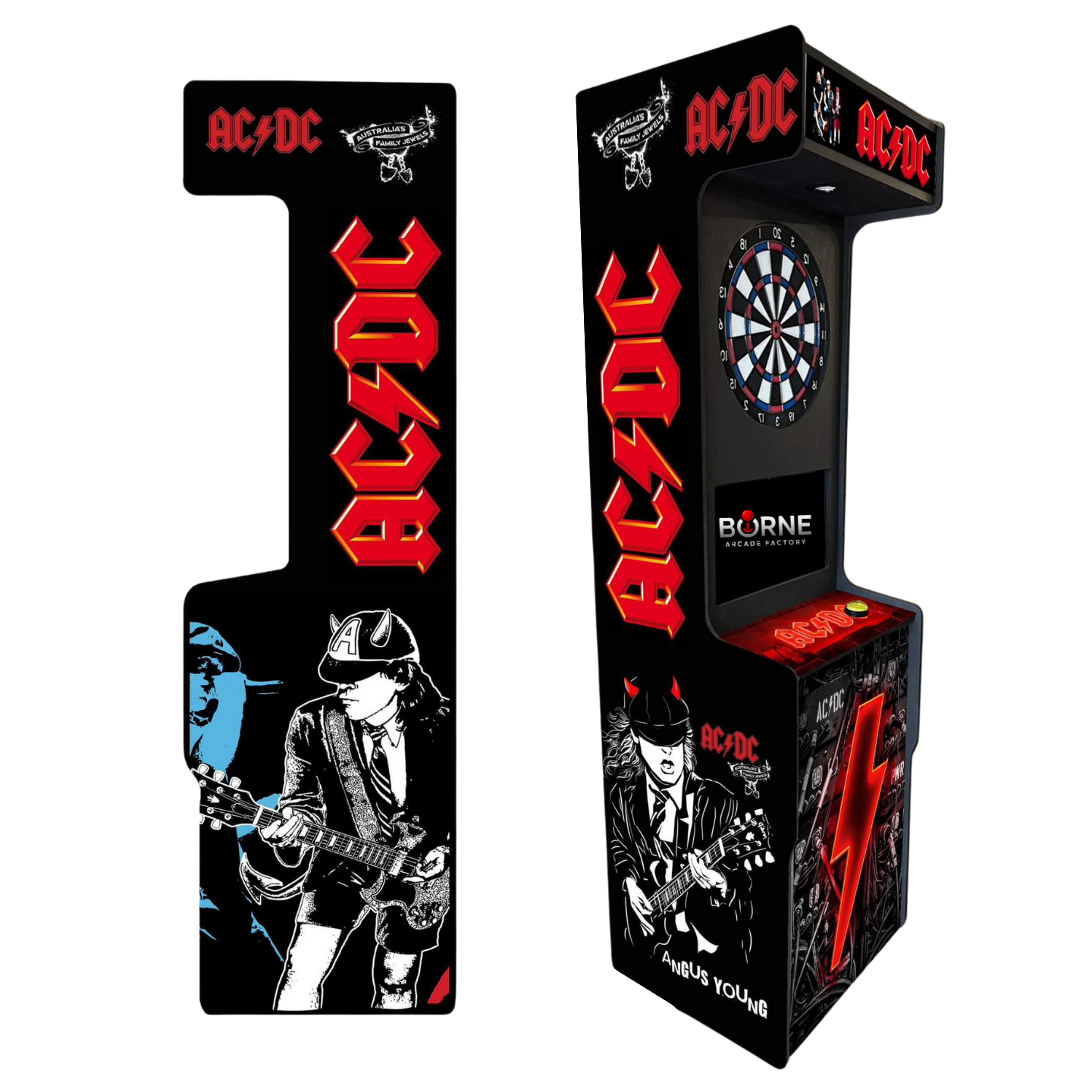 Borne Jeux Fléchettes Electronique ACDC