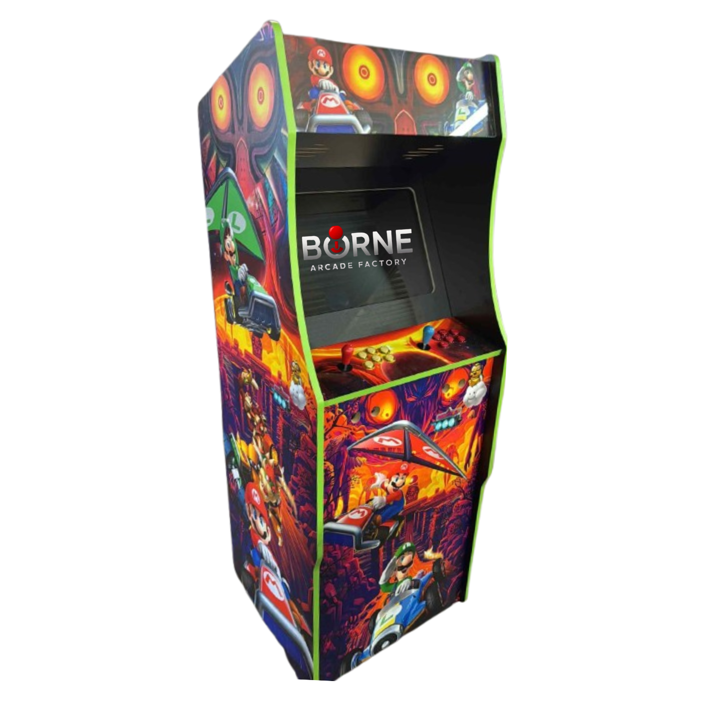 Borne Arcade Mario Kart Édition – 10 000 Jeux Rétro Inclus