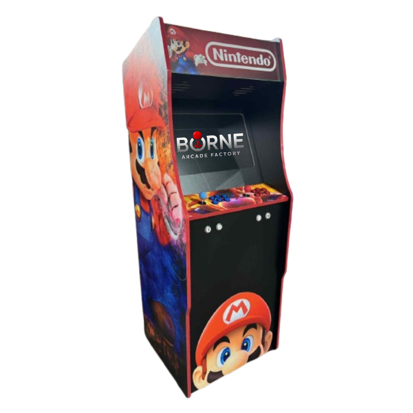 Borne Arcade Mario Premium Édition – 10 000 Jeux Rétro Inclus