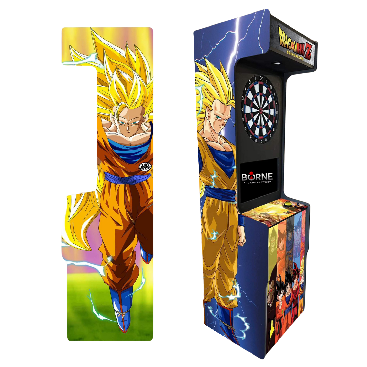 Borne Jeux Fléchettes Electronique DragonBall Z V2