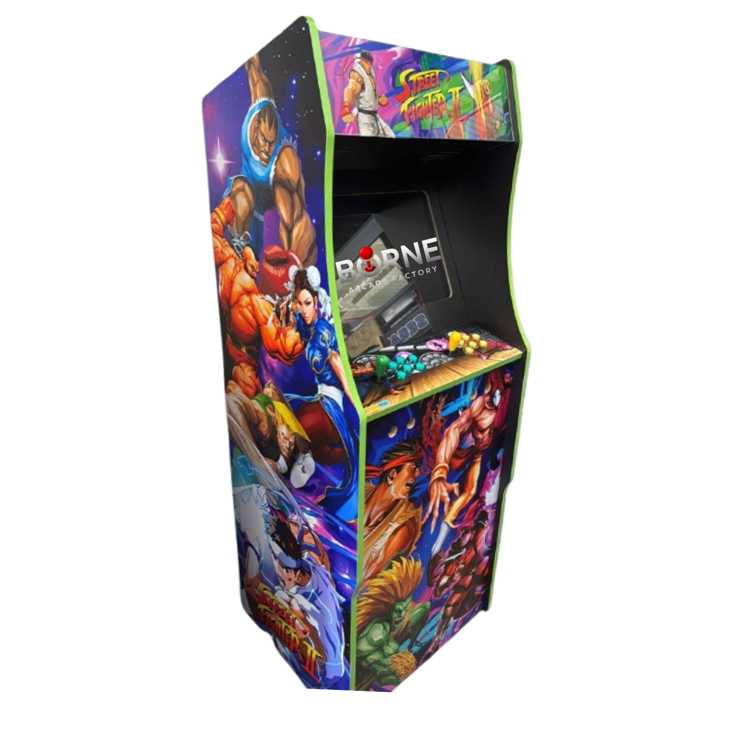 Borne Arcade Street Fighter Édition – 10 000 Jeux Rétro Inclus