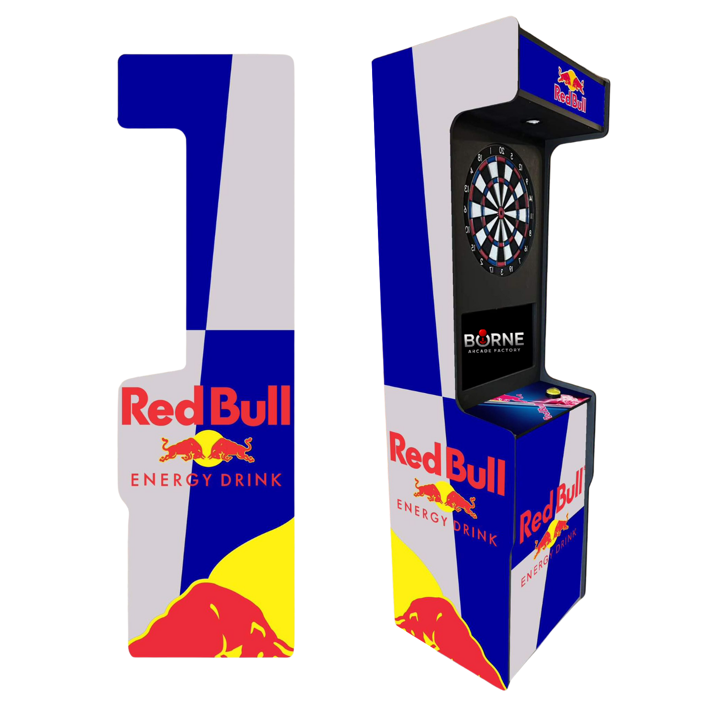 Borne Jeux Fléchettes Electronique RedBull