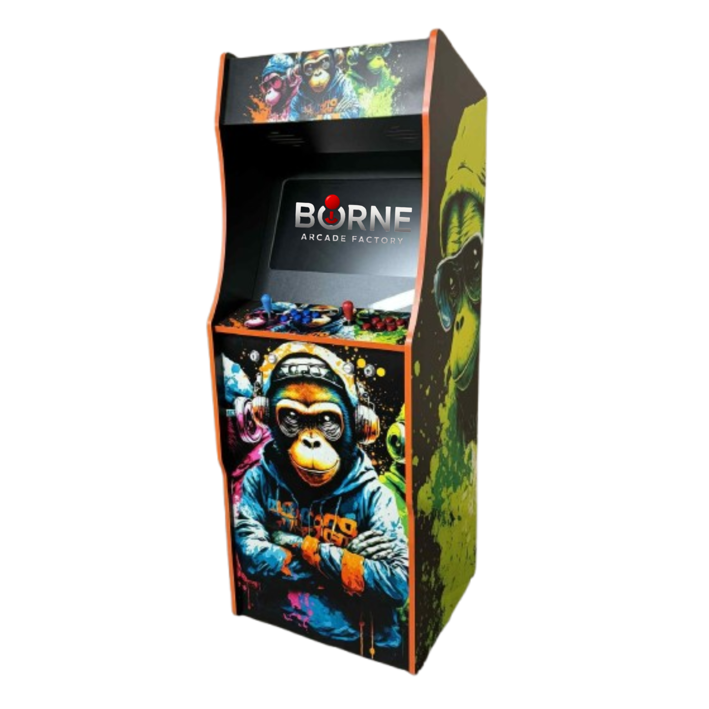 Borne Arcade Urban Monkey Édition – 10 000 Jeux Rétro Inclus