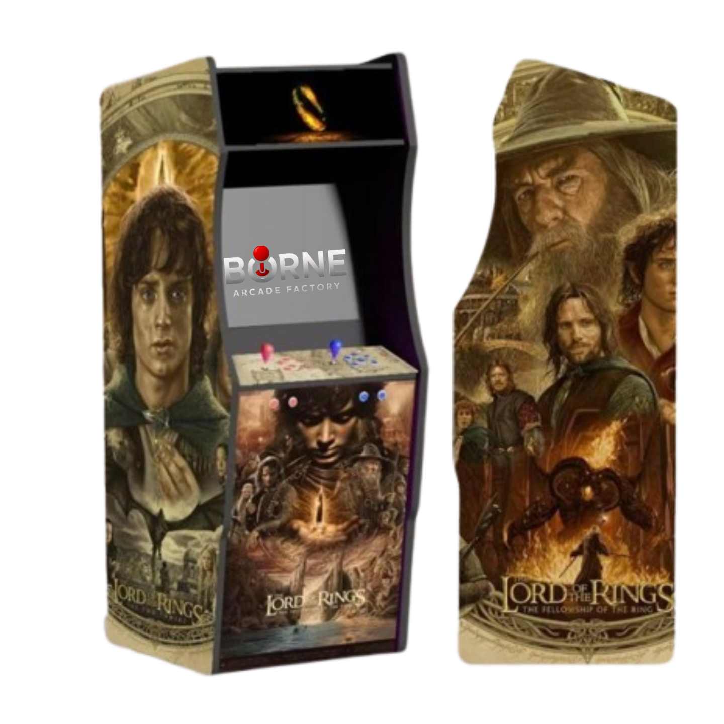 Borne Arcade Lord of the rings Édition – 10 000 Jeux Rétro Inclus