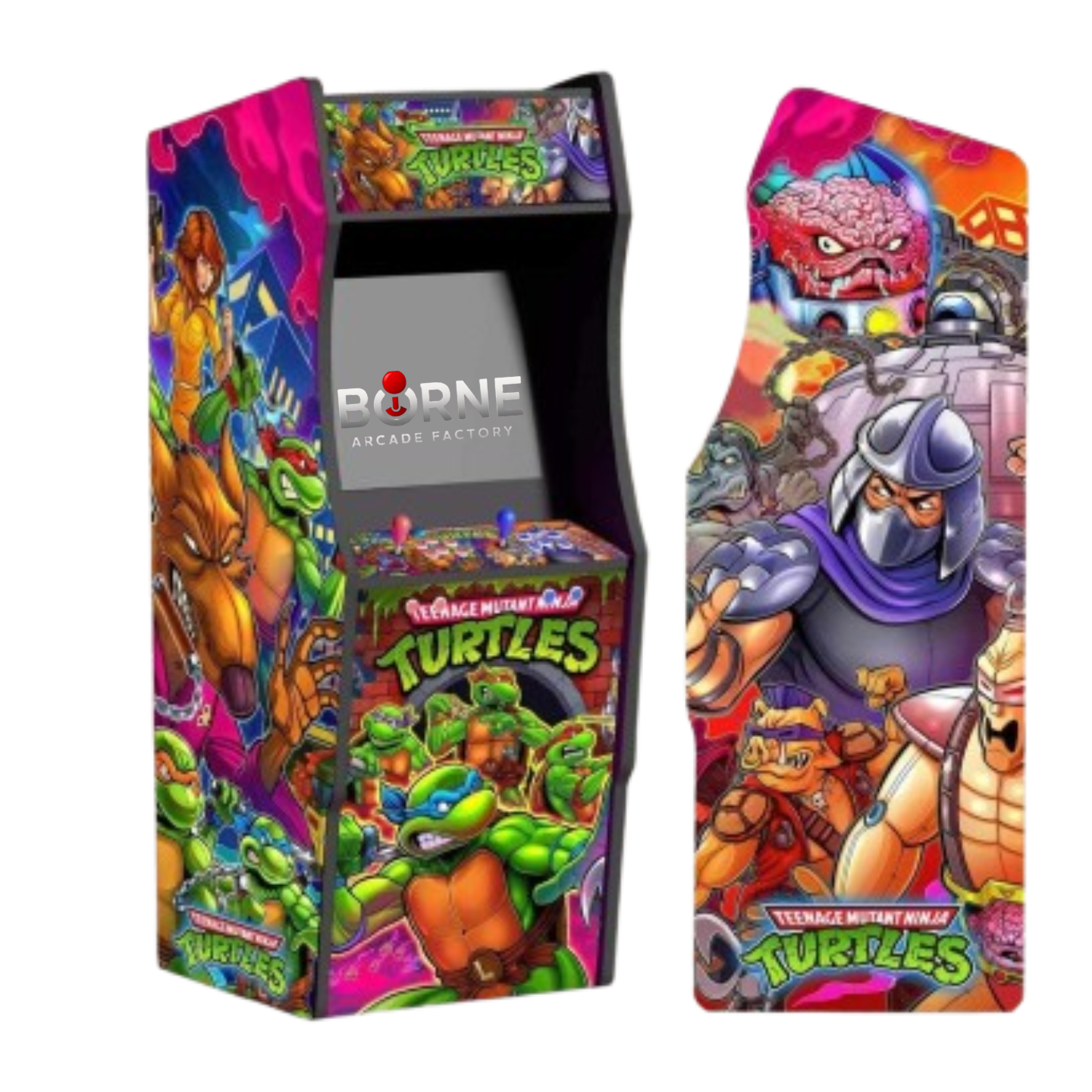 Borne Arcade Turtles Édition – 10 000 Jeux Rétro Inclus