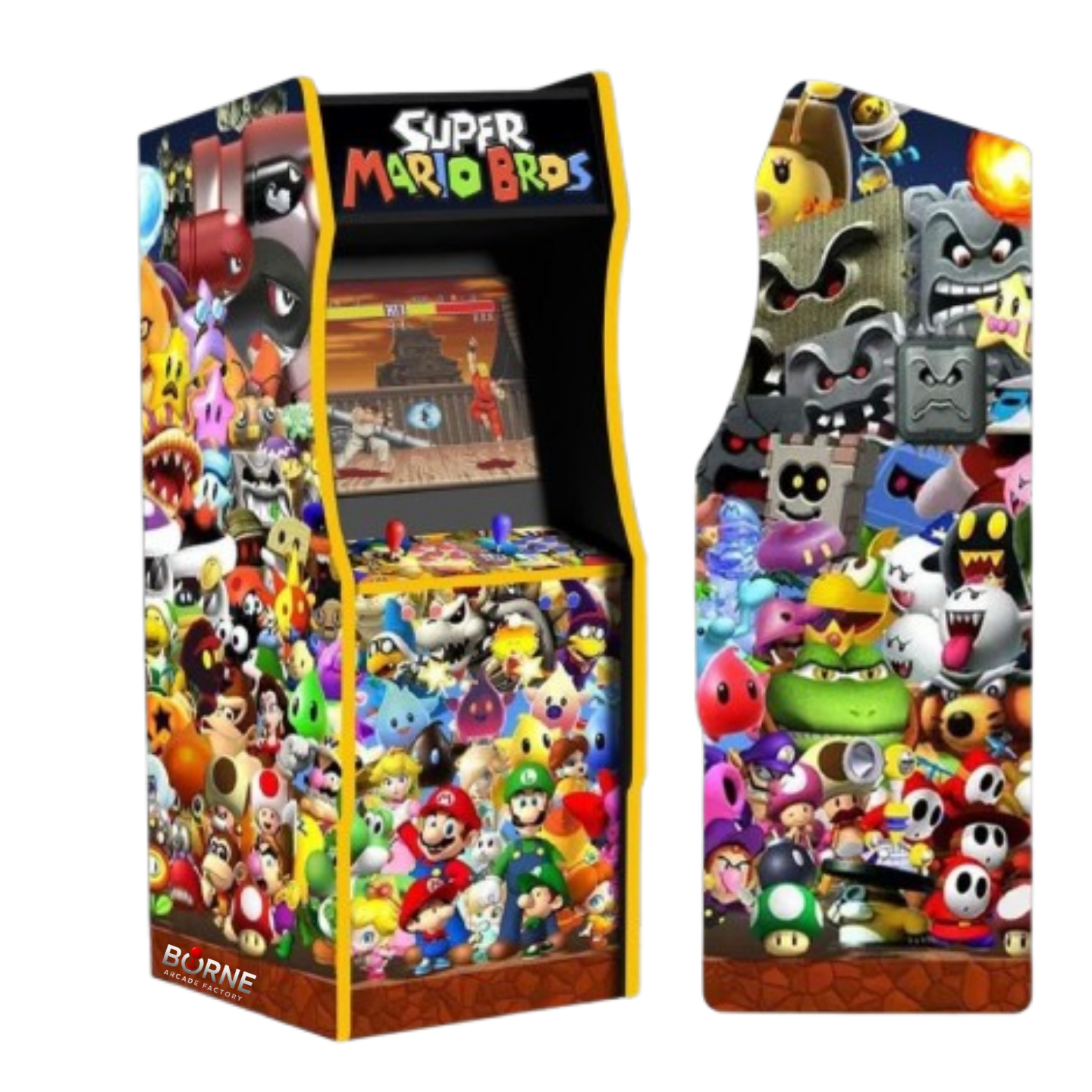 Borne Arcade Super Mario Bros Édition – 10 000 Jeux Rétro Inclus