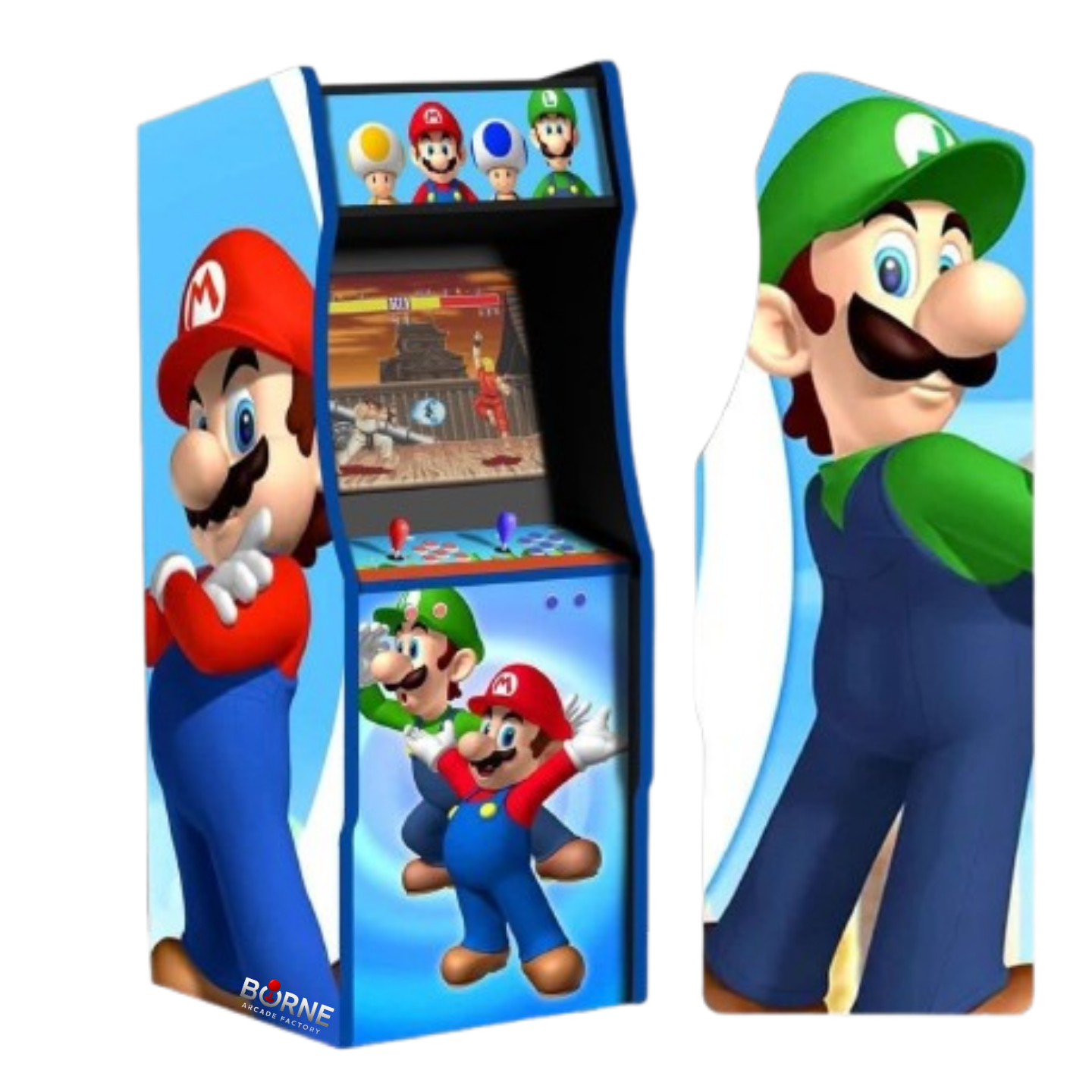 Borne Arcade Mario & Luigi Édition – 10 000 Jeux Rétro Inclus