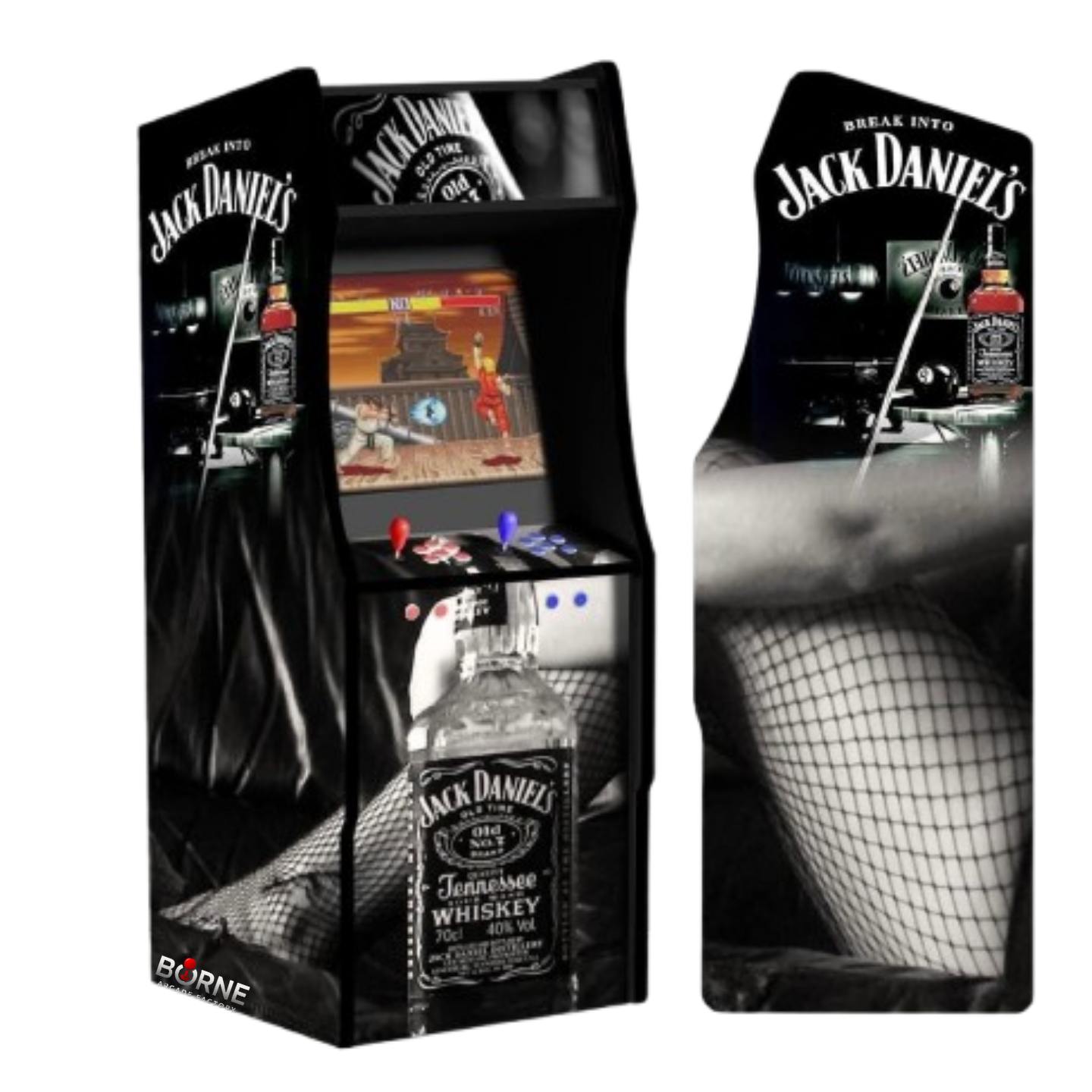 Borne Arcade Jack Daniel's V2 Édition – 10 000 Jeux Rétro Inclus