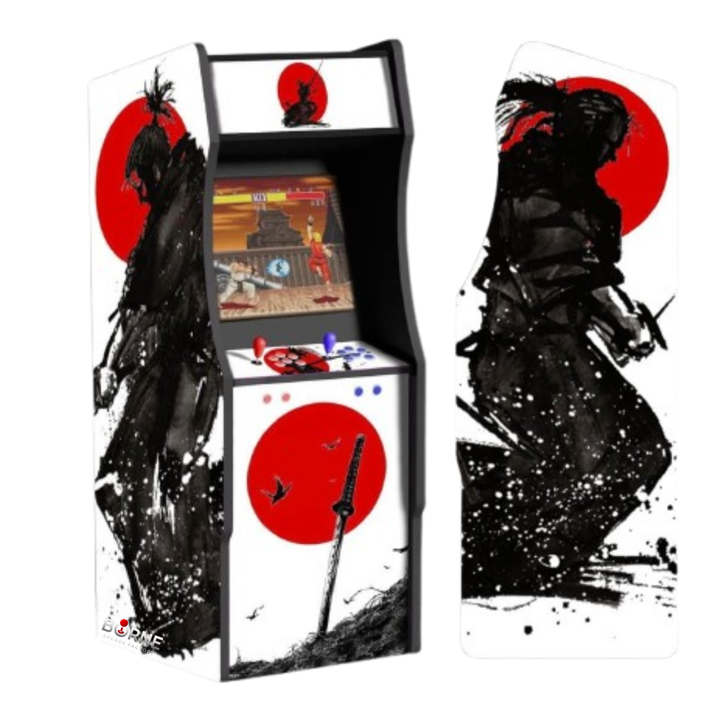 Borne Arcade Samouraï  Édition – 10 000 Jeux Rétro Inclus