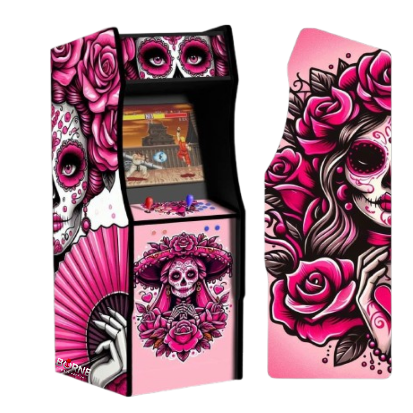 Borne Arcade Day of the Dead / Catrina Édition – 10 000 Jeux Rétro Inclus