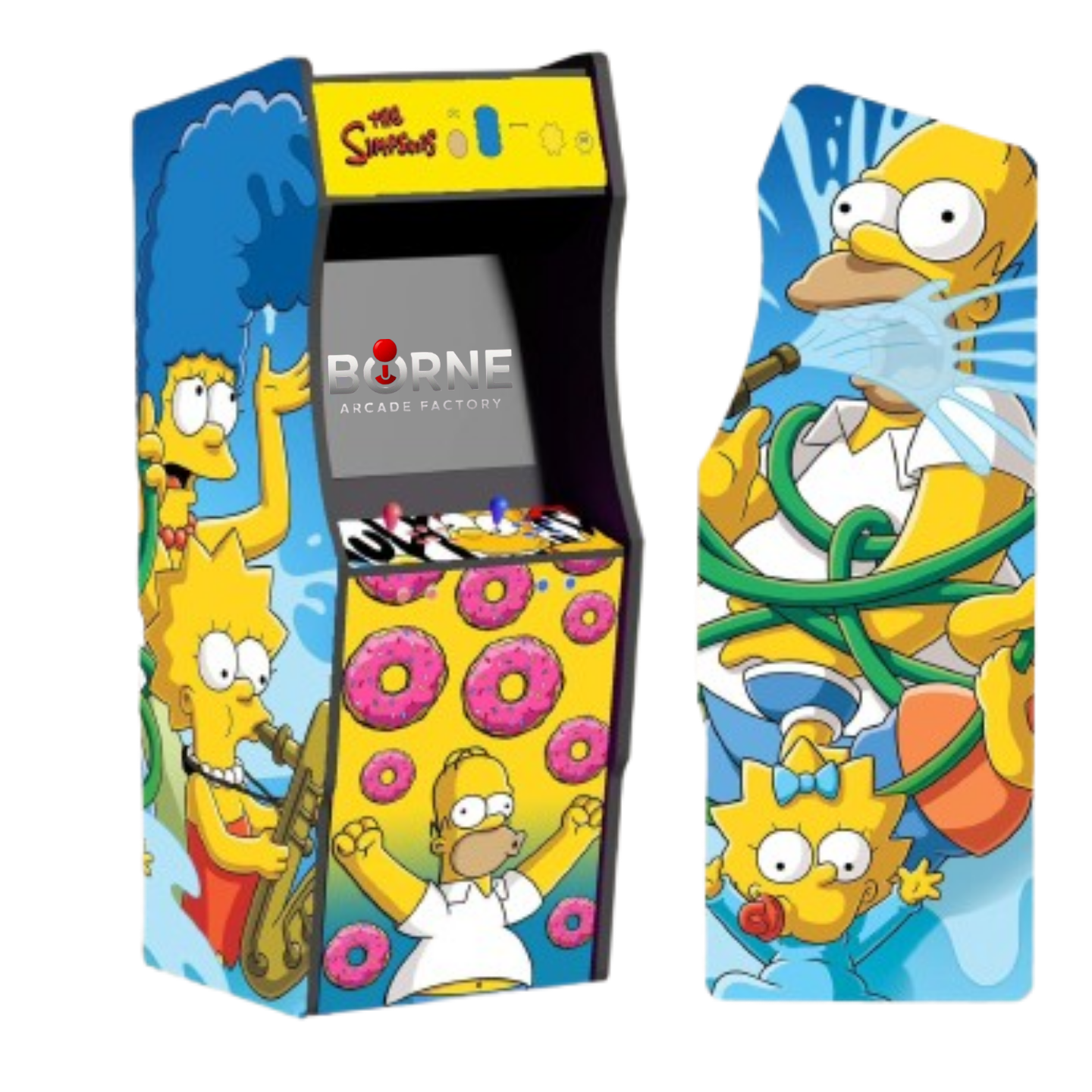 Borne Arcade SIMPSON Édition – 10 000 Jeux Rétro Inclus