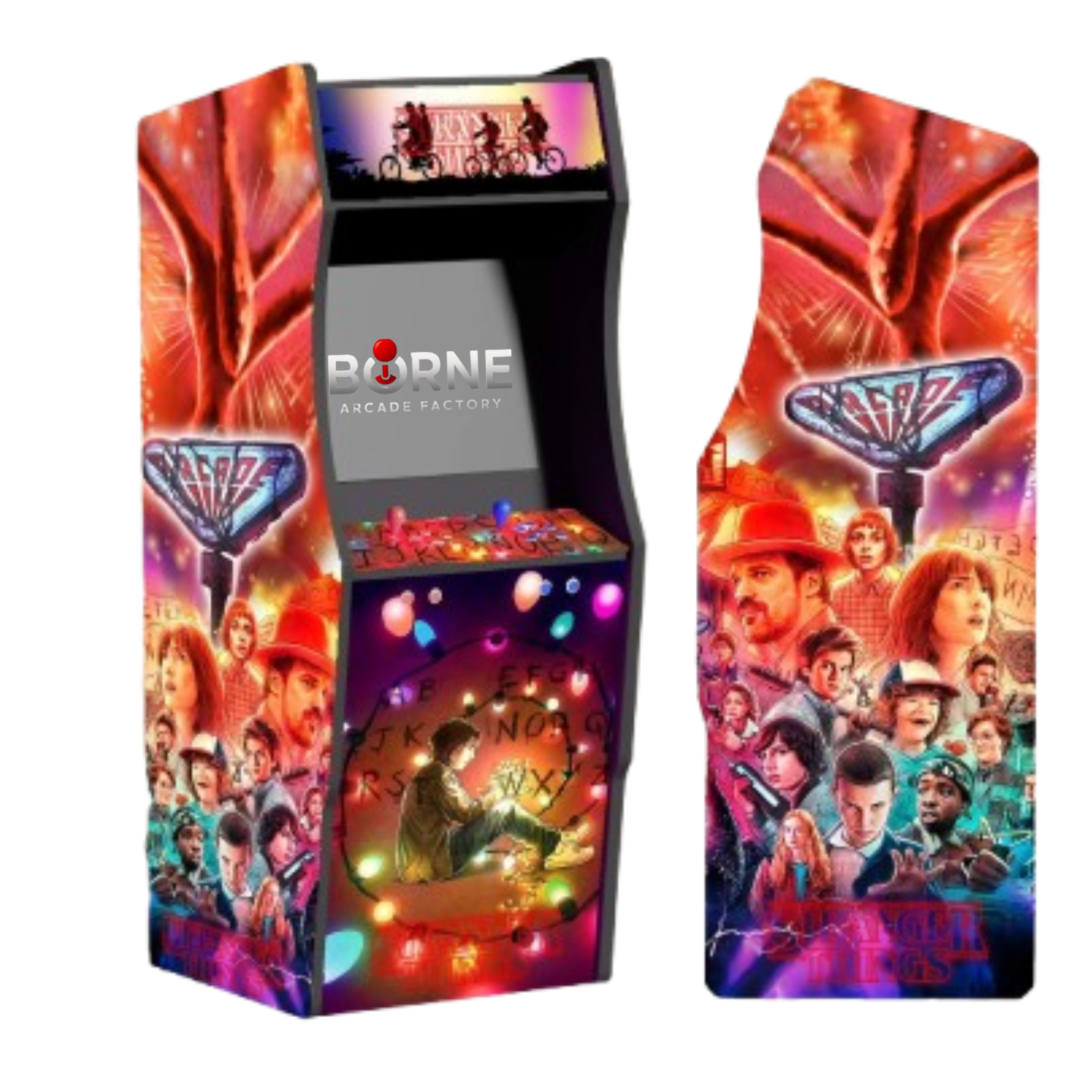 Borne Arcade Stranger Things V2  Édition – 10 000 Jeux Rétro Inclus