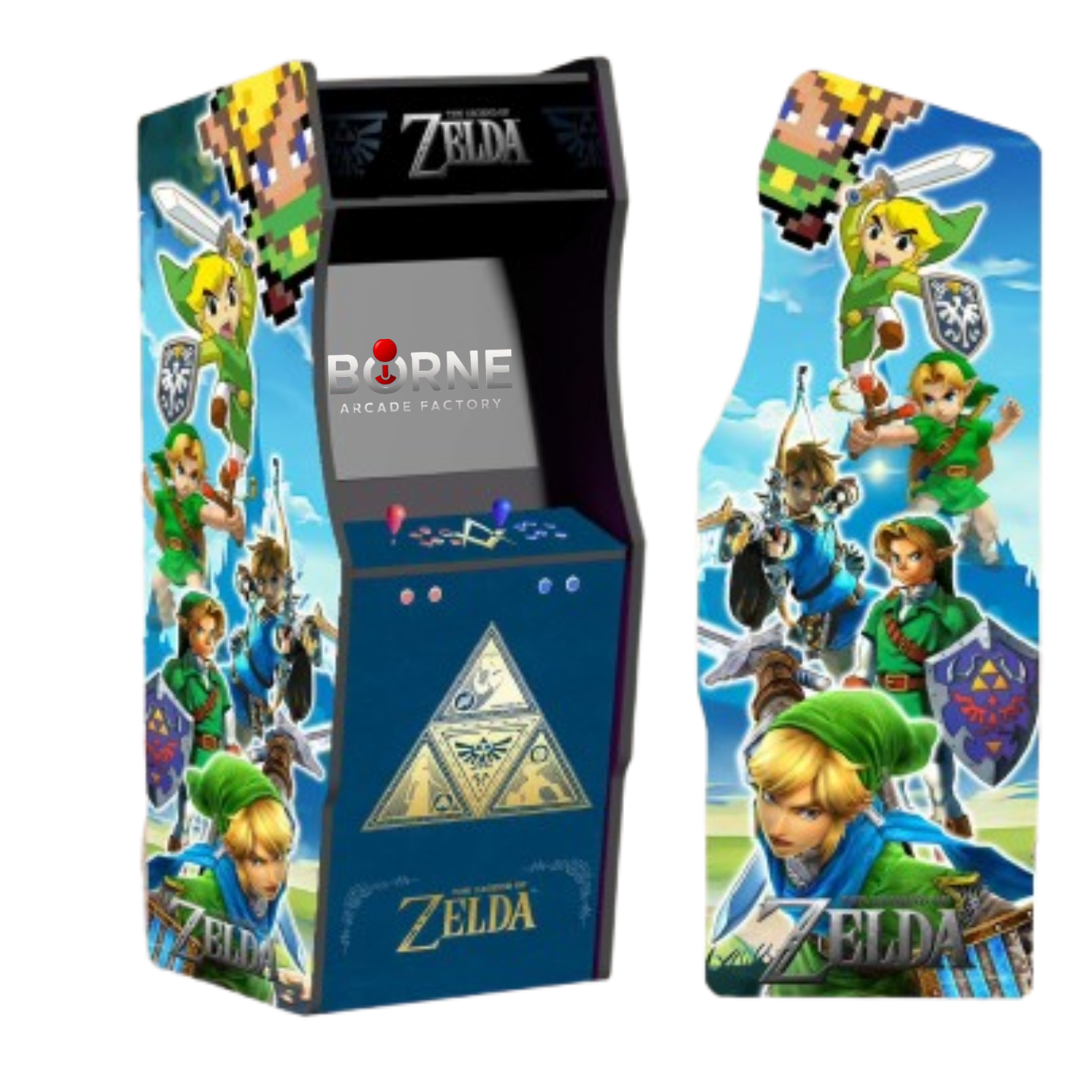 Borne Arcade ZELDA Édition – 10 000 Jeux Rétro Inclus