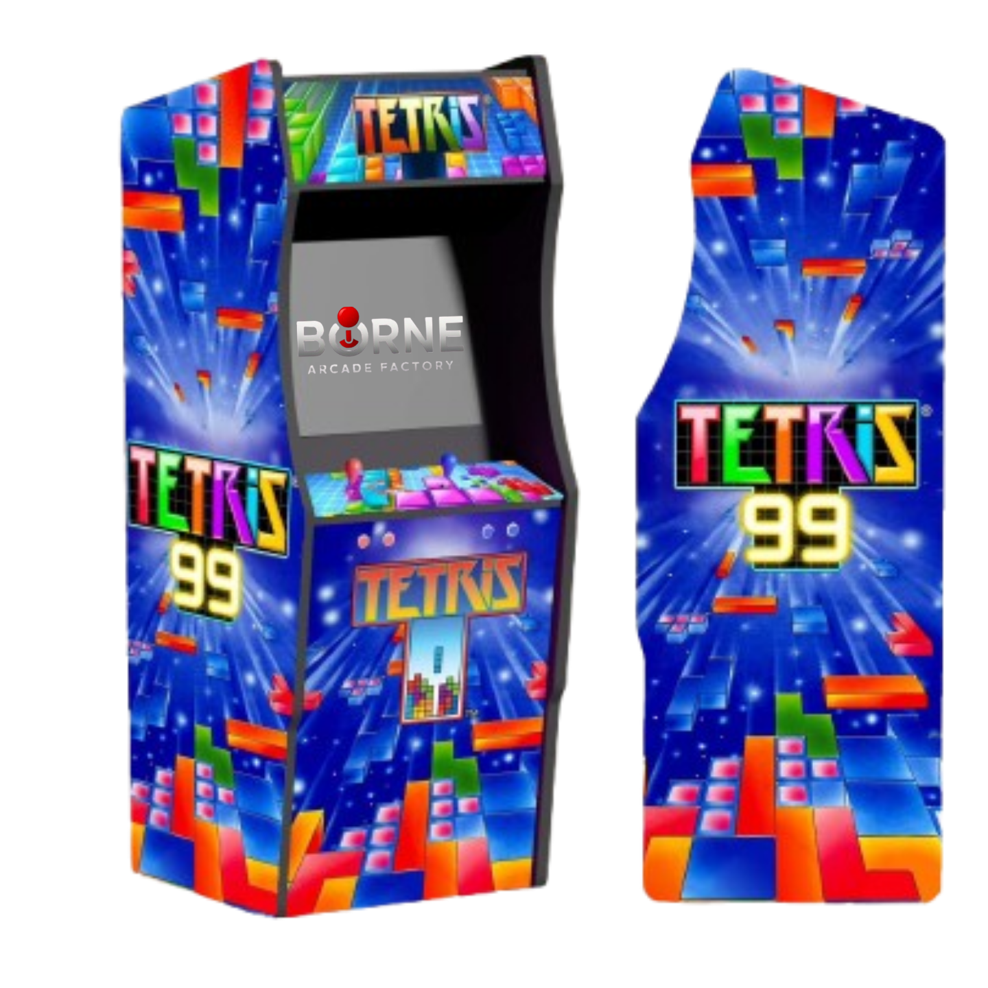Borne Arcade TETRIS 99 Édition – 10 000 Jeux Rétro Inclus
