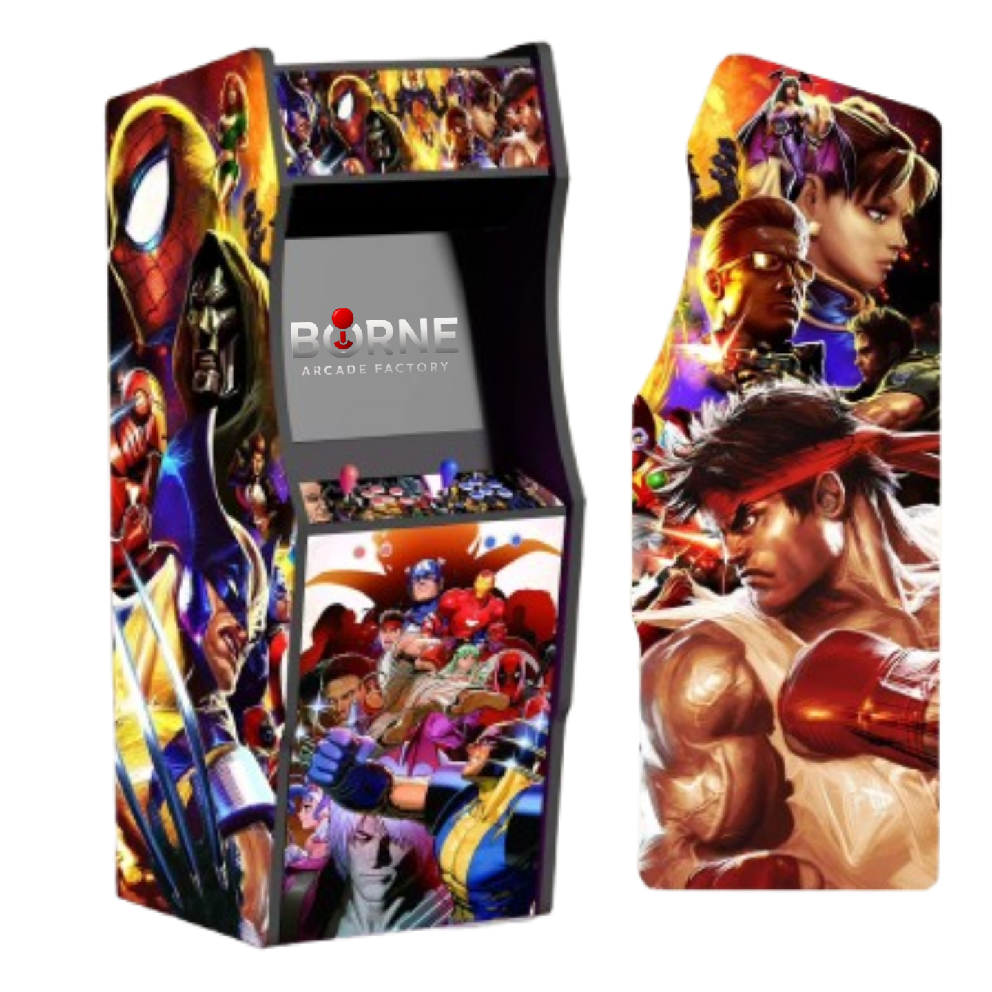 Borne Arcade Marvel vs Capcom Édition – 10 000 Jeux Rétro Inclus