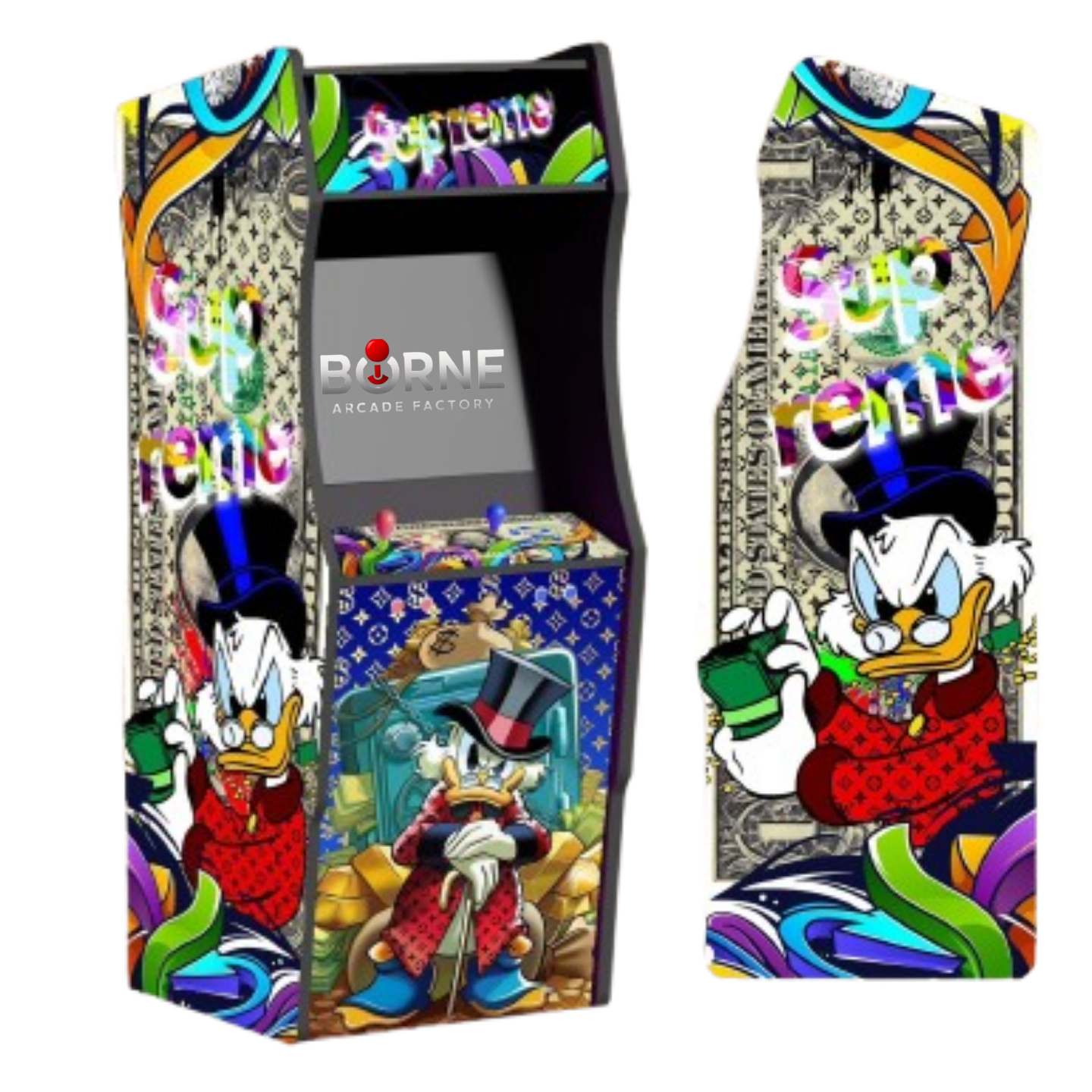Borne Arcade PICSOU Édition – 10 000 Jeux Rétro Inclus