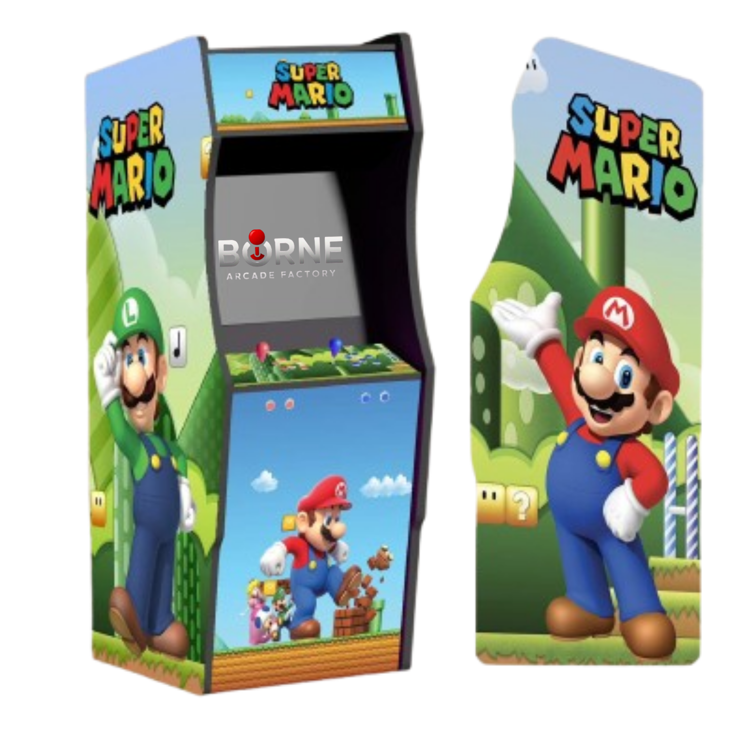 Borne Arcade Mario Vs Luigi Édition – 10 000 Jeux Rétro Inclus
