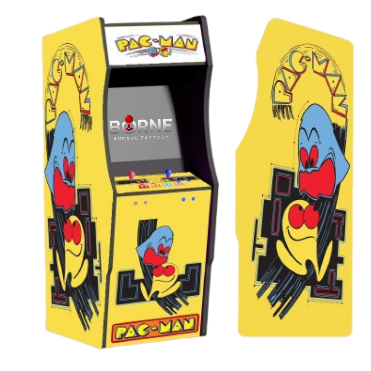 Borne Arcade Pac-Man 80"s Édition – 10 000 Jeux Rétro Inclus