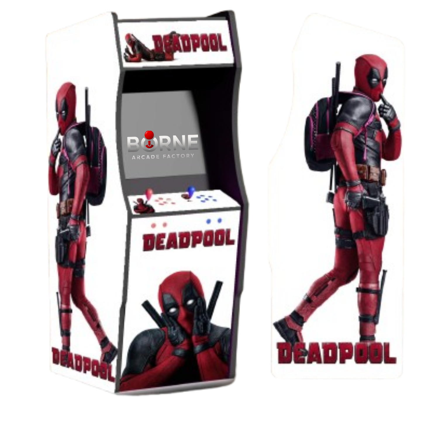 Borne Arcade DEADPOOL Édition – 10 000 Jeux Rétro Inclus