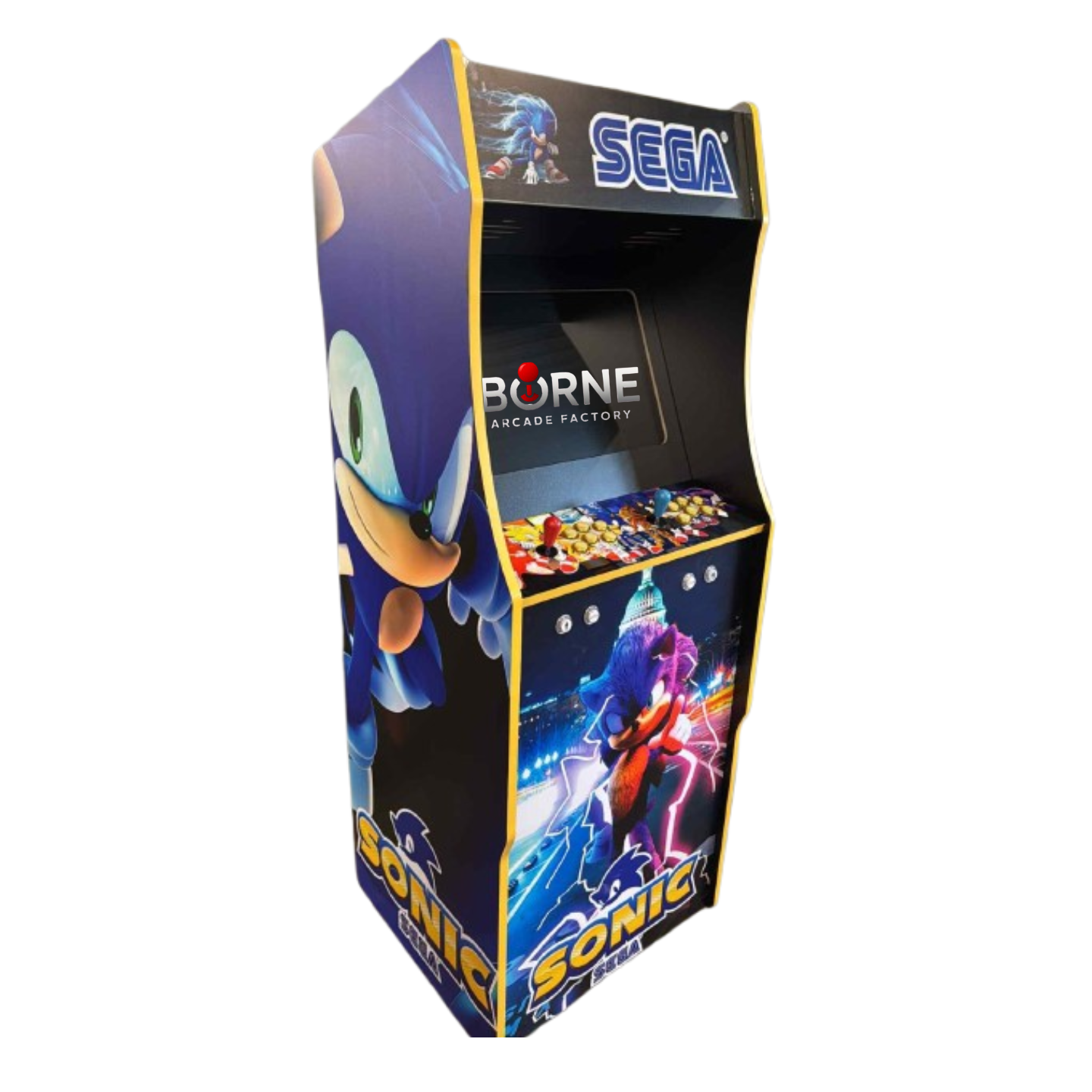 Borne Arcade Sonic Édition – 10 000 Jeux Rétro Inclus