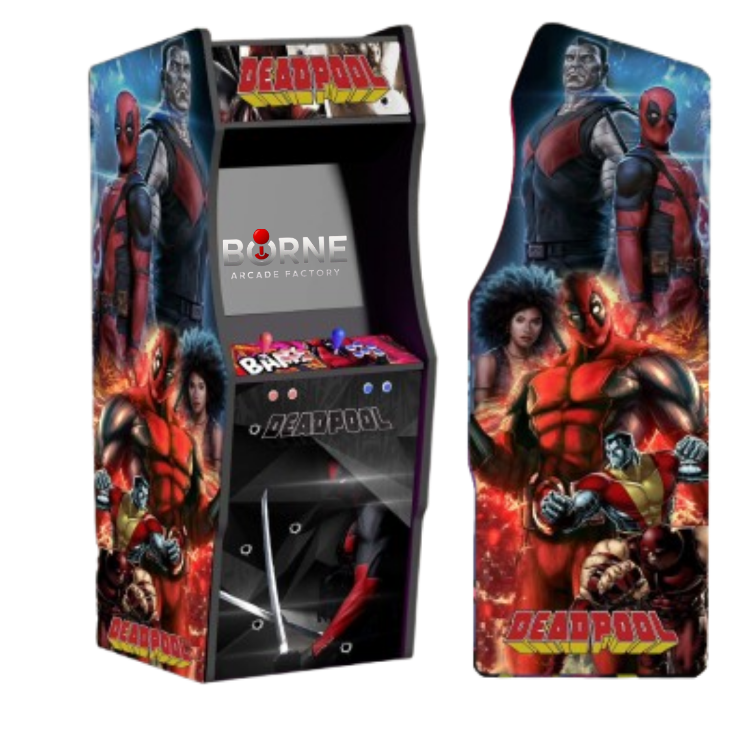 Borne Arcade DeadPool V2 Édition – 10 000 Jeux Rétro Inclus