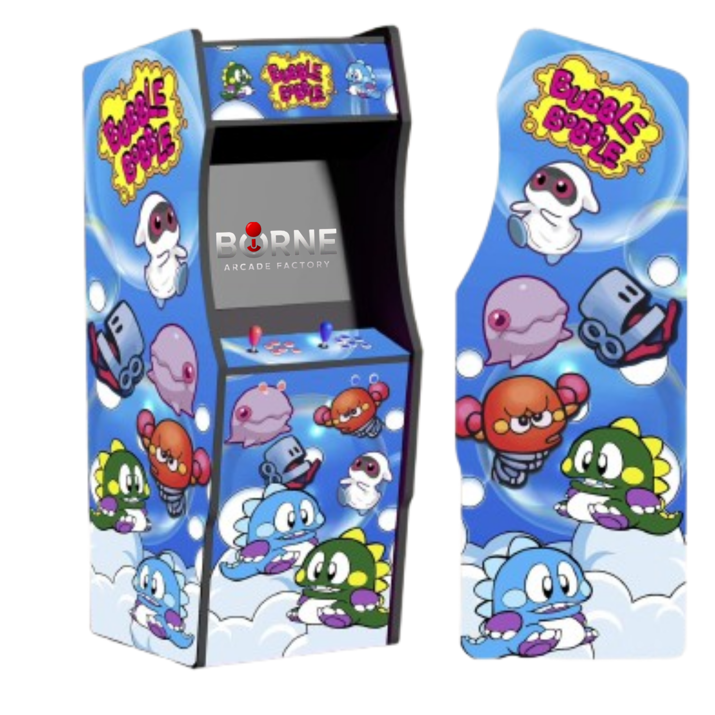 Borne Arcade Bubble Bobble Édition – 10 000 Jeux Rétro Inclus