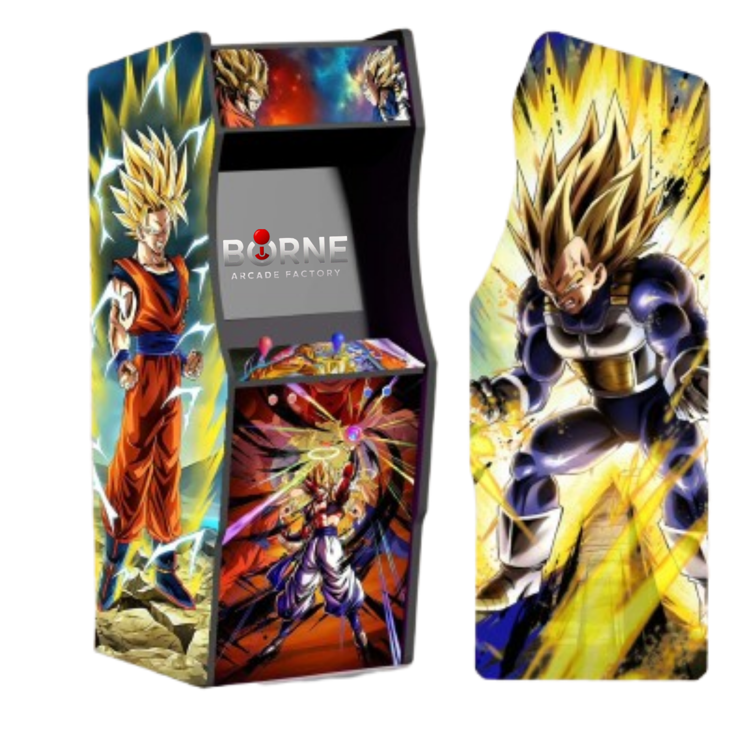 Borne Arcade Dragon Ball Battle Édition – 10 000 Jeux Rétro Inclus