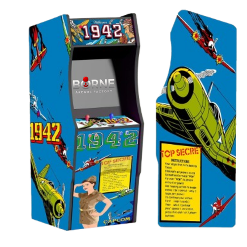 Borne Arcade 1942 Édition – 10 000 Jeux Rétro Inclus