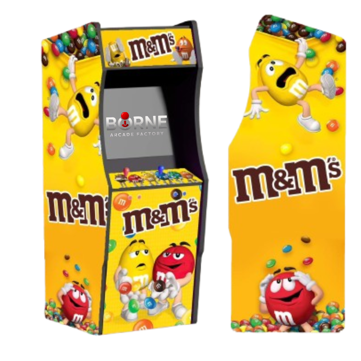 Borne Arcade M&M Édition – 10 000 Jeux Rétro Inclus