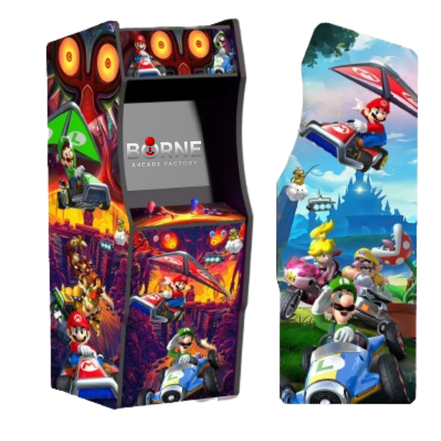 Borne Arcade Mario Kart Édition – 10 000 Jeux Rétro Inclus