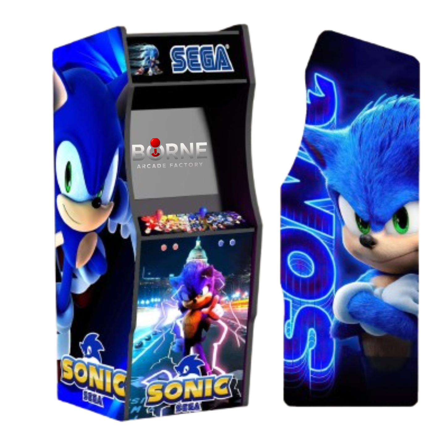 Borne Arcade Sonic Édition – 10 000 Jeux Rétro Inclus