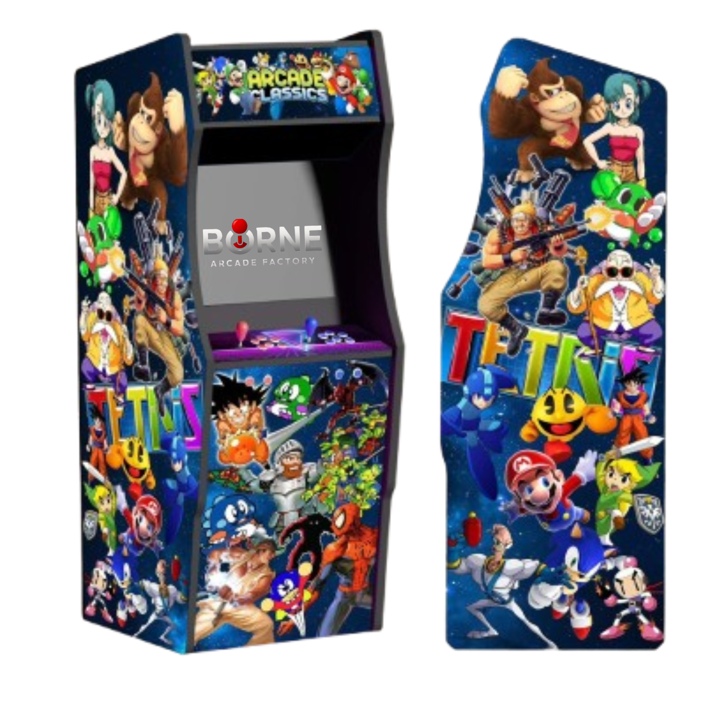 Borne Arcade Arcade Classics Édition – 10 000 Jeux Rétro Inclus