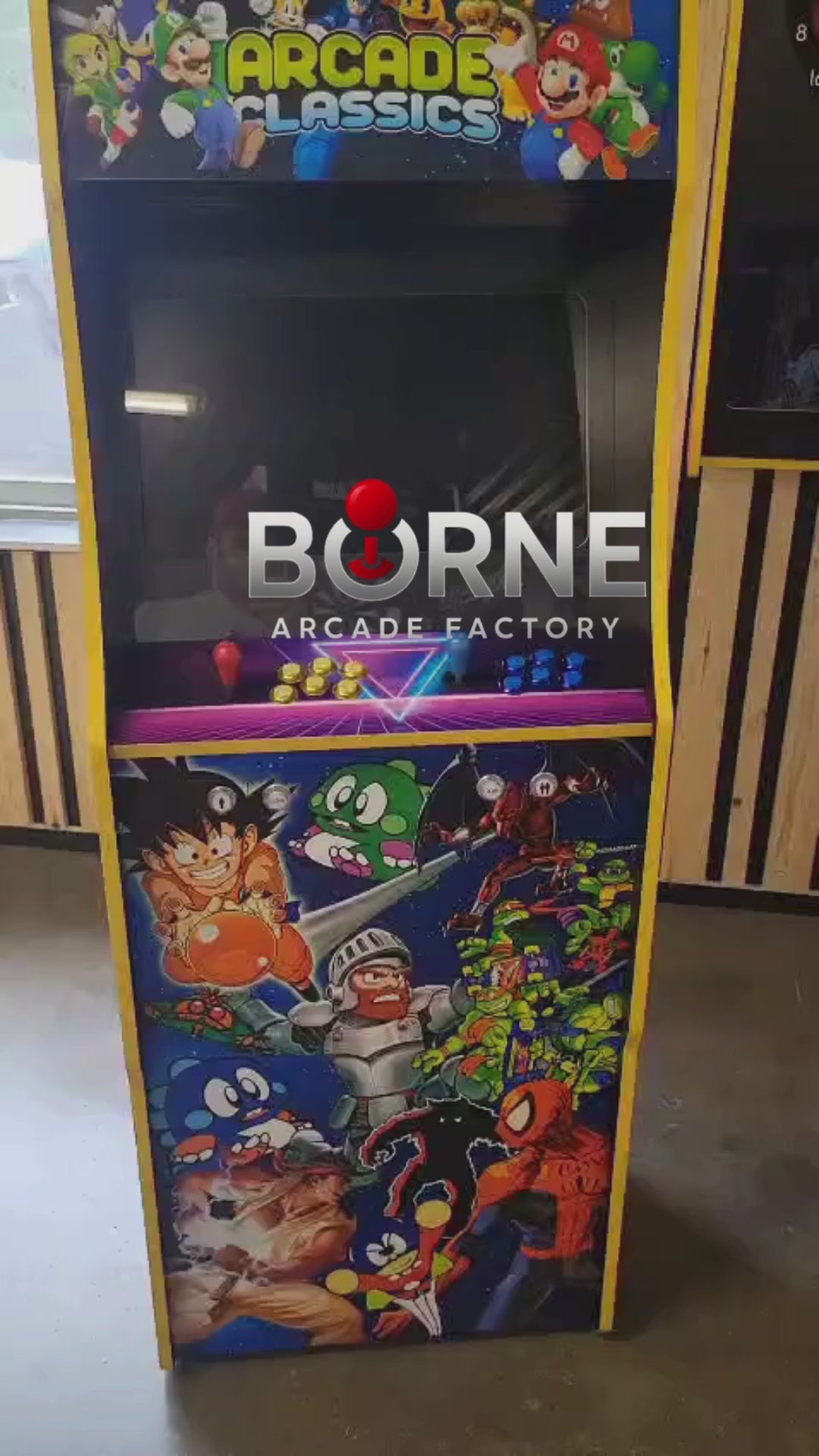 Borne Arcade Arcade Classics Édition – 10 000 Jeux Rétro Inclus
